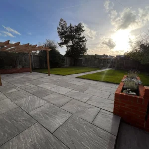 Natural Indian Sandstone Paving – Kandla Grey